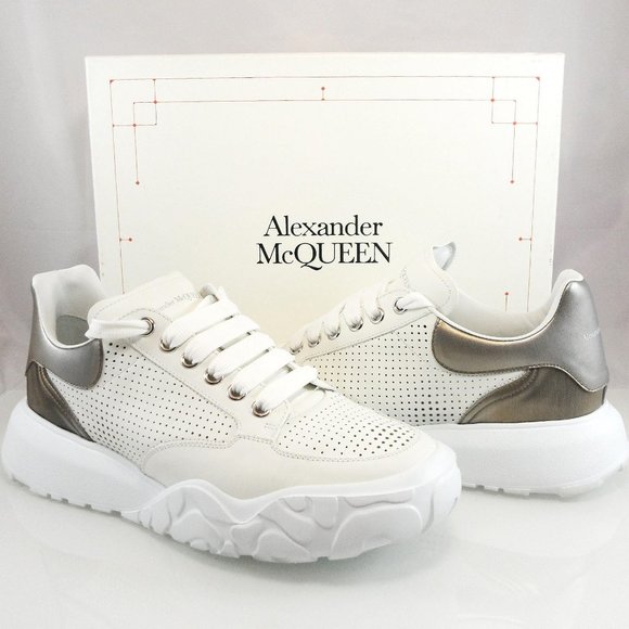 Alexander McQueen Other - 🎁FATHERS DAY Alexander McQueen Court Trainer Linetecular Low-Top Sneakers 10.5